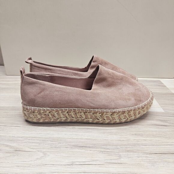 Steve By Steve Madden Womens Tan Slip On Chunky Espadrille Shoes US 7 EU 38 - Picture 1 of 7
